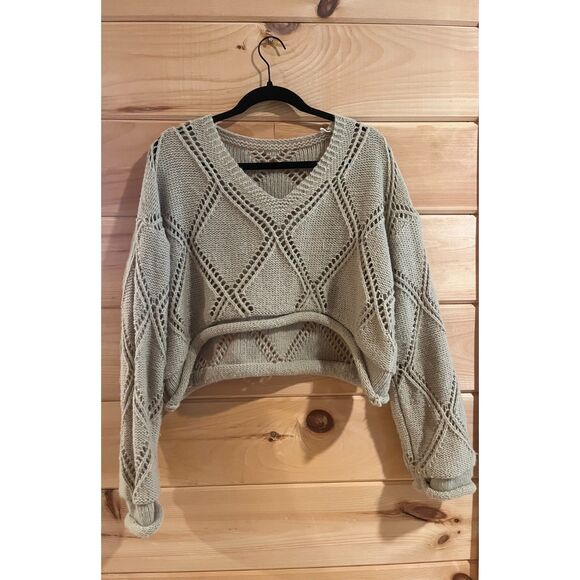 Soft Knit Cropped Sweater - Picture 1 of 3